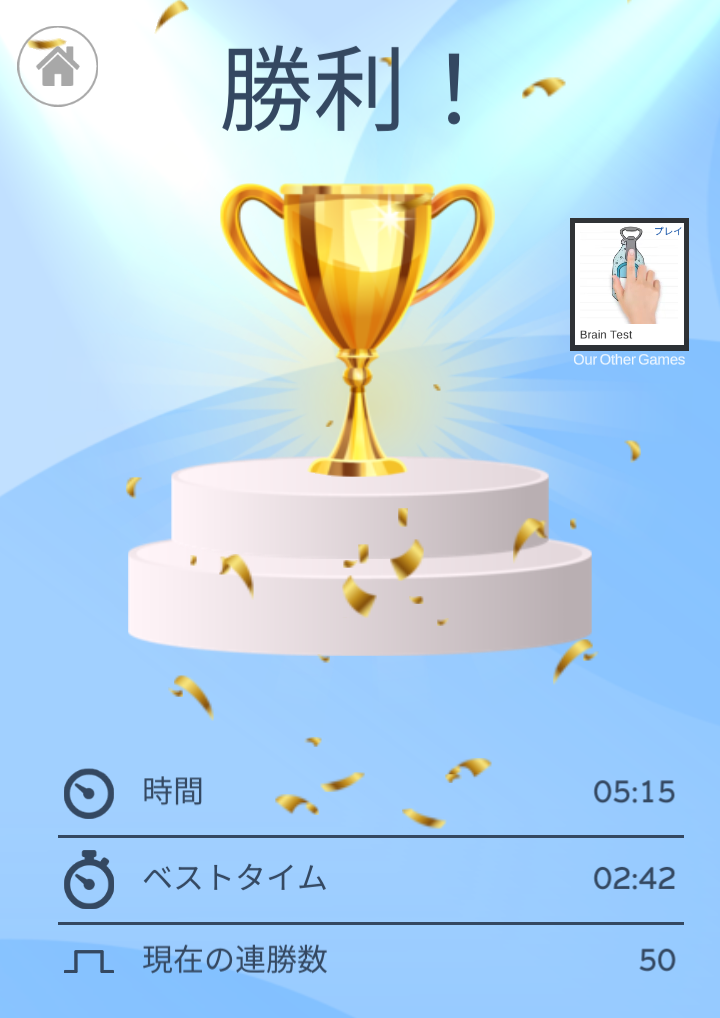 SUDOKUの時間の目安
